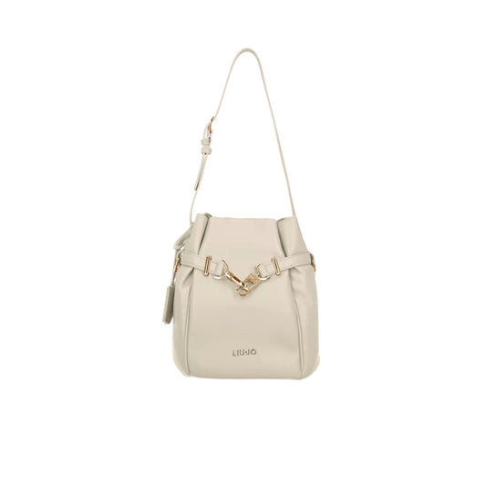 Borsa Donna modello a secchiello piccola Bianco