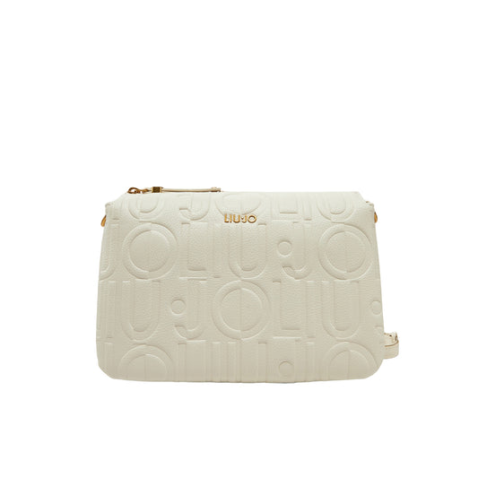 Borsa a tracolla piccola effetto bottalato