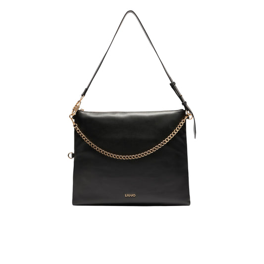 Borsa Hobo Media da Donna con manico regolabile Nero