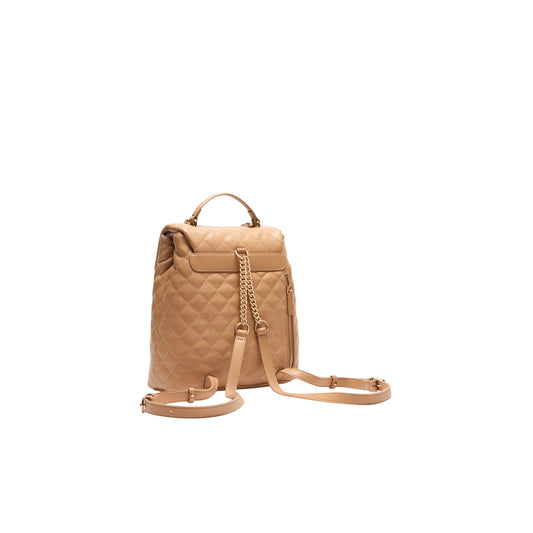 Zaino da Donna trapuntato marrone con catena retro