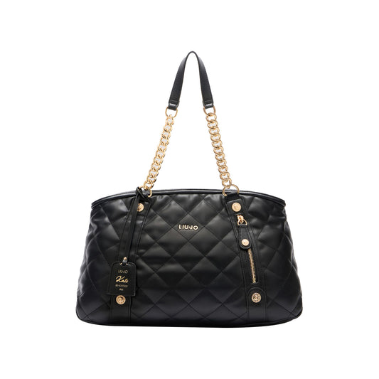 Borsa Donna a mano nera trapuntata