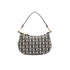 Borsa Hobo Media jacquard Nero