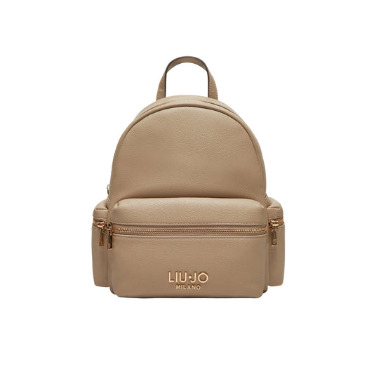 Zaino Donna con taschini laterali Beige
