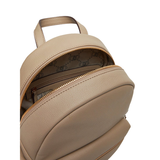 Zaino Donna con taschini laterali Beige intrerno