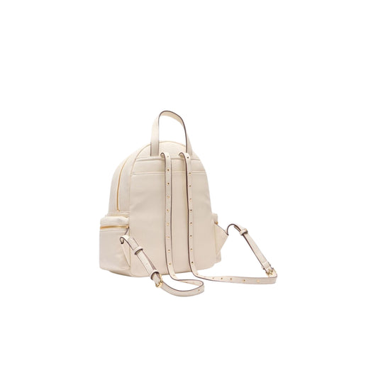 Zaino Donna con taschini laterali Bianco retro
