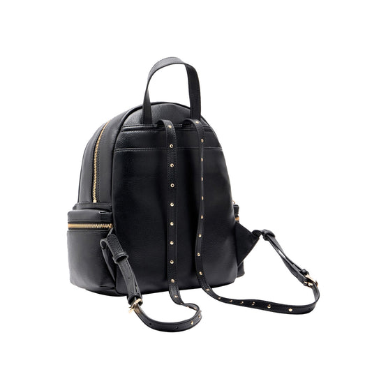 Zaino Donna con taschini laterali Nero retro