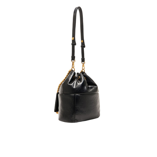 Borsa a secchiello da Donna LaPuffy Nero retro