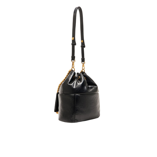 Borsa a secchiello da Donna LaPuffy Nero retro