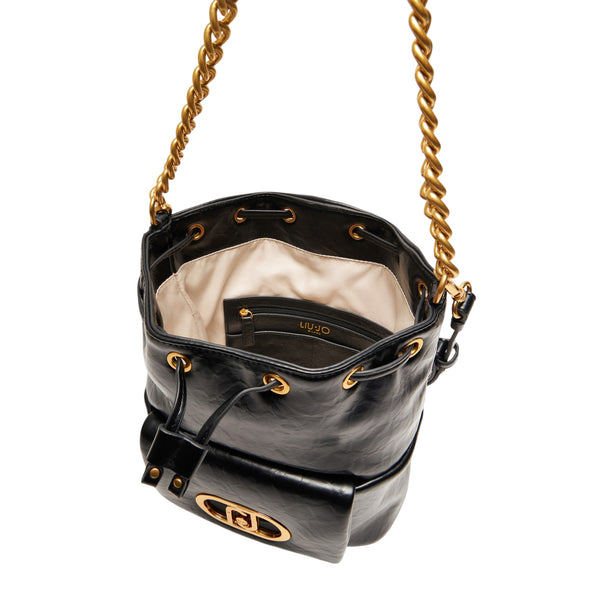 Borsa a secchiello da Donna LaPuffy Nero interno