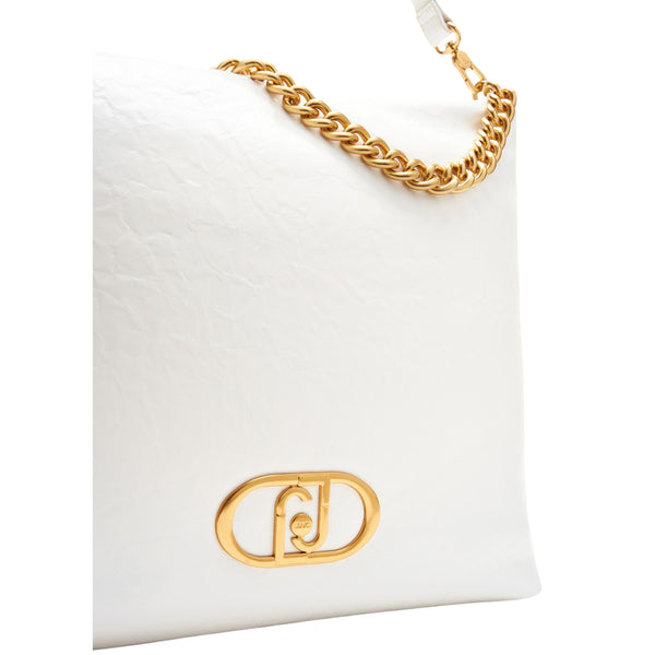 Shopping Bag da Donna LaPuffy Bianca dettaglio logo