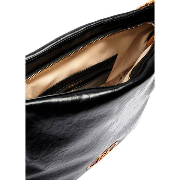 Shopping Bag da Donna LaPuffy Nera interno