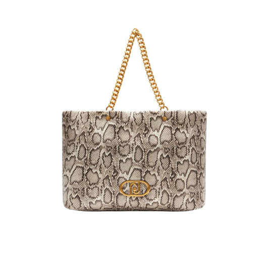 Borsa Donna LaPuffy Grande pitonata