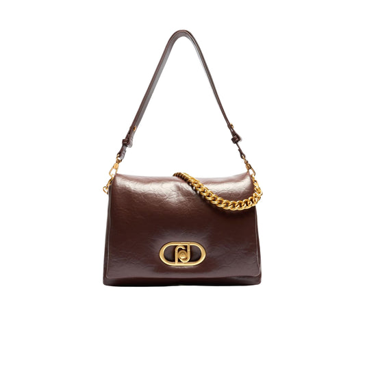 Borsa a spalla Grande LaPuffy Marrone