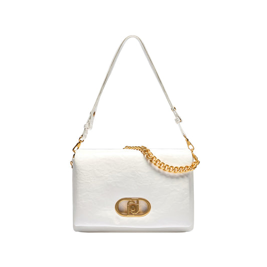 Borsa a spalla Grande LaPuffy Bianco