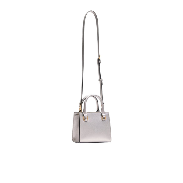 Mini Borsa a mano da Donna Argento retro