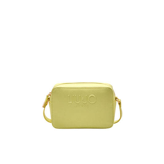 Borsa a tracolla Donna in ecopelle gialla