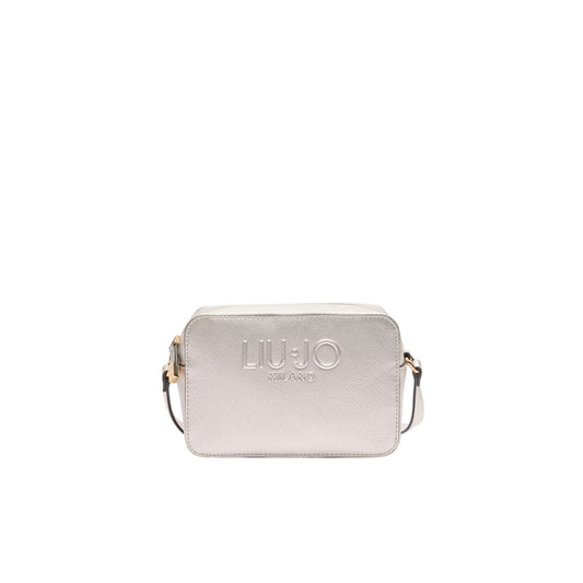 Borsa a tracolla Donna in ecopelle argento