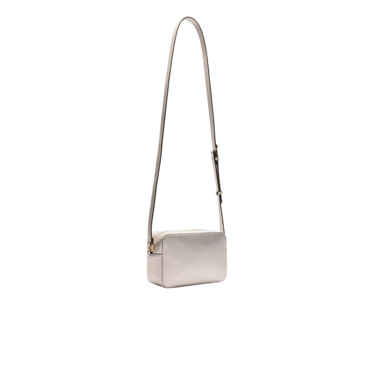 Borsa a tracolla Donna in ecopelle argento retro