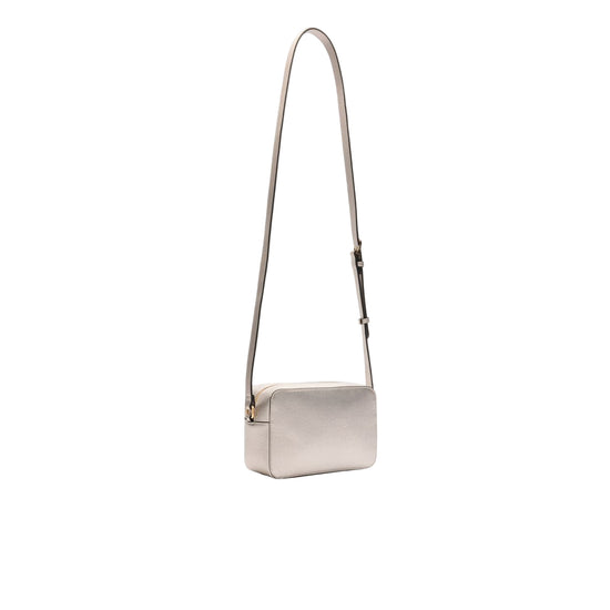 Borsa a tracolla Donna in ecopelle argento retro
