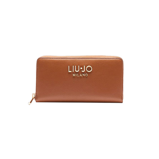 Portafoglio Donna zip around grande Marrone