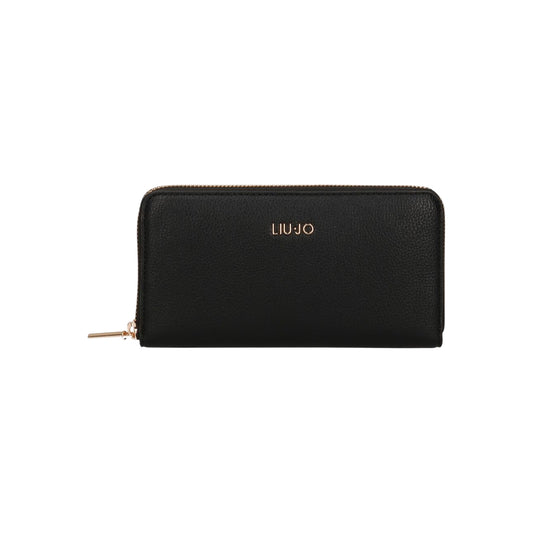 Portafoglio Donna zip around grande Nero