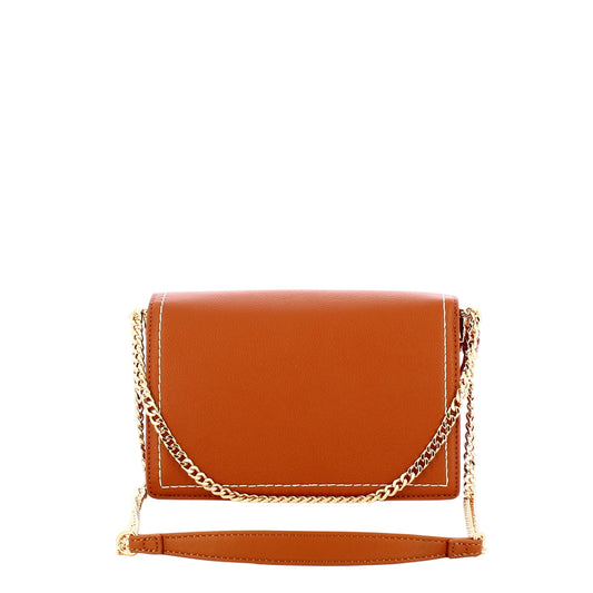 Borsa a tracolla con pochette da Donna Marrone retro