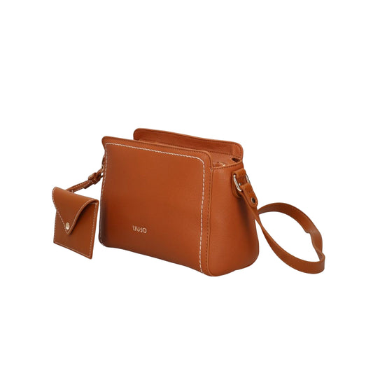 Borsa a tracolla Donna con portamonete Marrone laterale