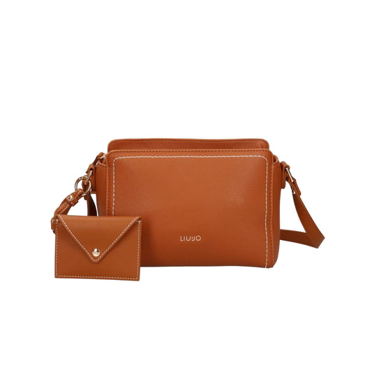Borsa a tracolla Donna con portamonete Marrone