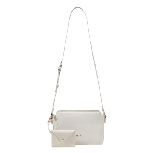 Borsa a tracolla Donna con portamonete Bianco