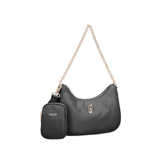 Borsa Donna a spalla con borsello Nero