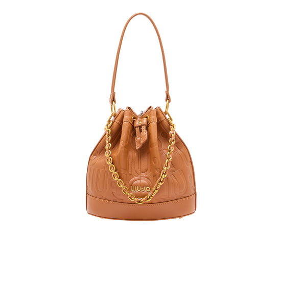 Borsa secchiello Donna con logo all over
