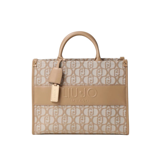 Borsa Tote Donna in tessuto logo all over
