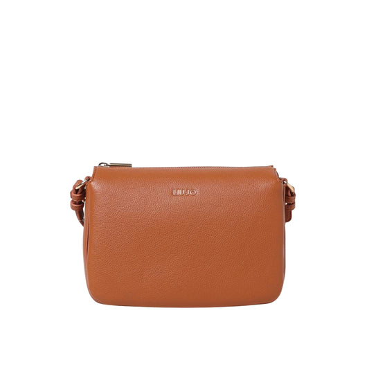 Borsa a tracolla marrone Donna a tre scomparti