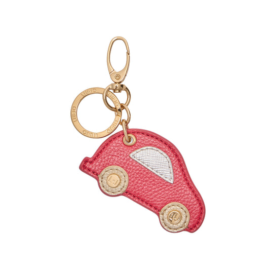 Portachiavi Donna con automobile Rosso