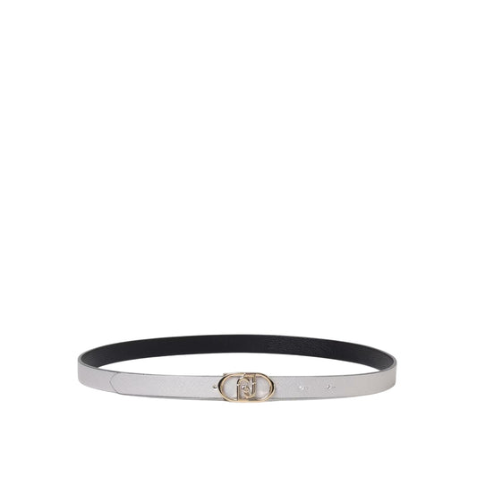 Cintura Donna Reversibile lato argento