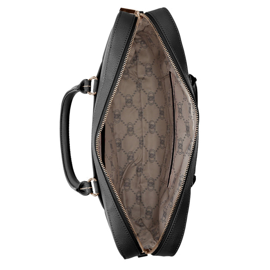 Borsa business con tracolla nera interno