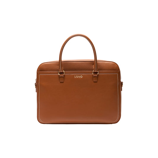 Borsa business con tracolla marrone