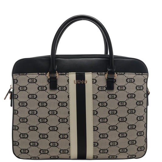 Borsa business con logo monogram all over