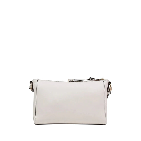 Borsa a tracolla crema in ecopelle