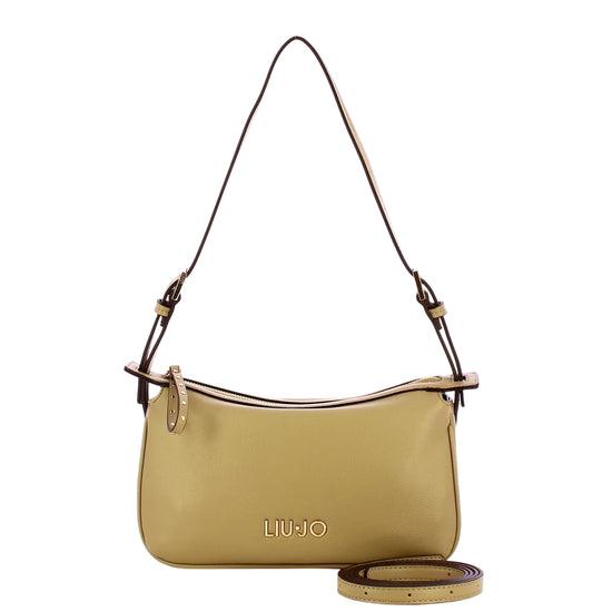 Borsa Donna a spalla, con zip e logo metallico