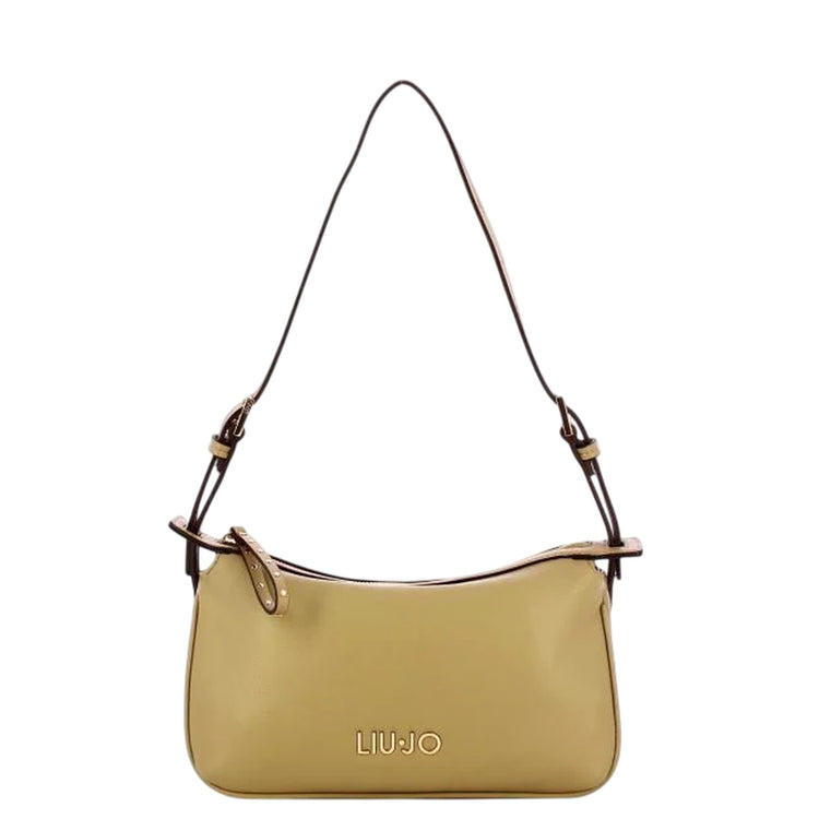 Borsa Donna a spalla, con zip e logo metallico