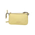 Borsa gialla in ecopelle con tracolla 