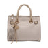 Borsa Donna con logo monogram all over Beige