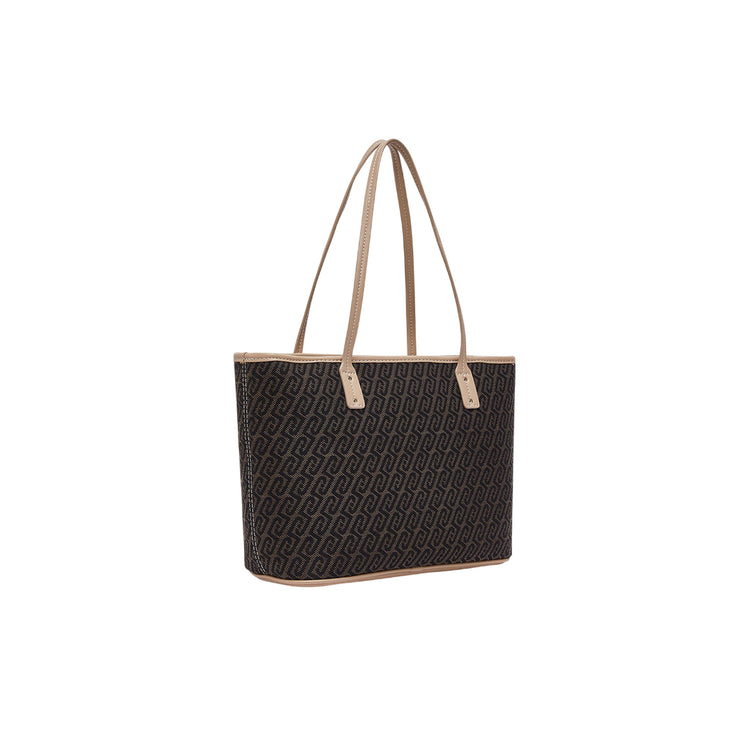 Borsa Donna shopper, con due manici a spalla e zip