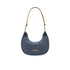 Borsa Donna Hobo piccola effetto denim logato