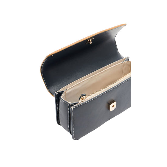 Borsa Donna a tracolla piccola in denim jacquard interno