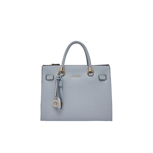 Borsa Donna satchel media con charms Celeste