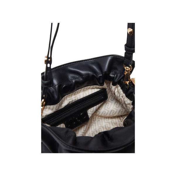 Borsa a spalla media Donna Riccy Nero interno