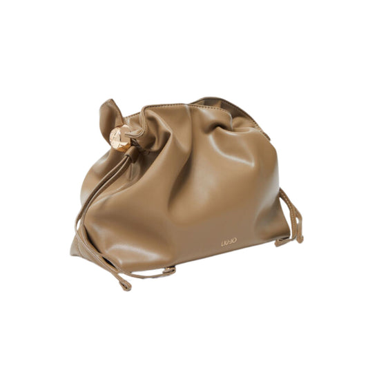 Borsa a spalla media Beige, con comodo manico 