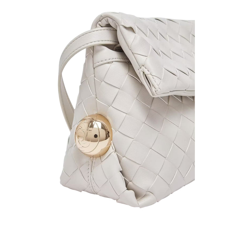 Borsa a spalla Donna dal design intrecciato dettaglio